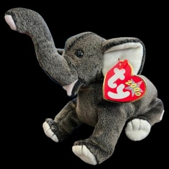 Ty Other - TY "Trumpet the Elephant" Beanie Babies 2000 Retired Vintage